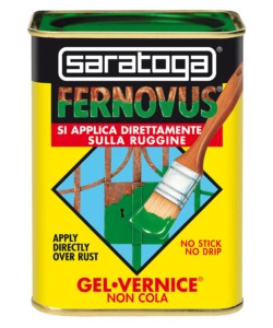 SMALTO GEL ANTIRUGGINE SARATOGA "FERNOVUS" NERO 750 ML